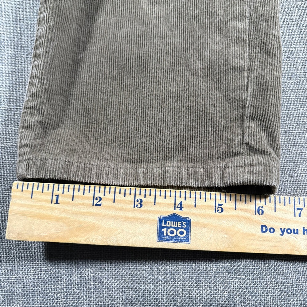 Brooks Brothers Corduroy Pants Mens 33x32 Brown Slim Fit 5-Pocket Trousers - Picture 7 of 9